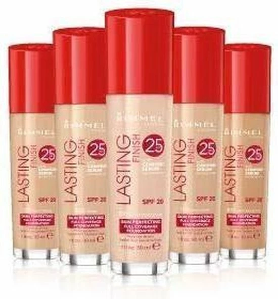 Rimmel London Lasting Finish Foundation - 203 True Beige 12 Rimmel London Lasting Finish Foundation - 203 True Beige - Afbeelding 10