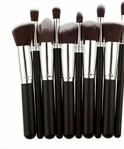 Merkloos Kabuki Make-up Kwastenset - 10 Delig - Zwart Zilver - Oogschaduw Poeder 11 Merkloos Kabuki Make-up Kwastenset - 10 Delig - Zwart Zilver - Oogschaduw Poeder -Chanel Shop 550x592 7