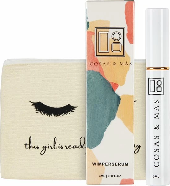Cosas & M?s Cosas & M S - Wimperserum - Lash Lift - Wenkbrauw Serum - 3 Ml - Incl. Make-up Tasje - Incl. Cadeau Zakje - Cadeau Voor Haar 3 Cosas & M?s Cosas & M S - Wimperserum - Lash Lift - Wenkbrauw Serum - 3 Ml - Incl. Make-up Tasje - Incl. Cadeau Zakje - Cadeau Voor Haar