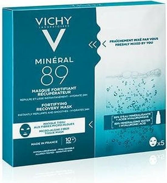 Vichy Mineral 89 - Tissue Masker - Dagelijkse Booster Voor Een Sterkere Huid 9 Vichy Mineral 89 - Tissue Masker - Dagelijkse Booster Voor Een Sterkere Huid - Afbeelding 7