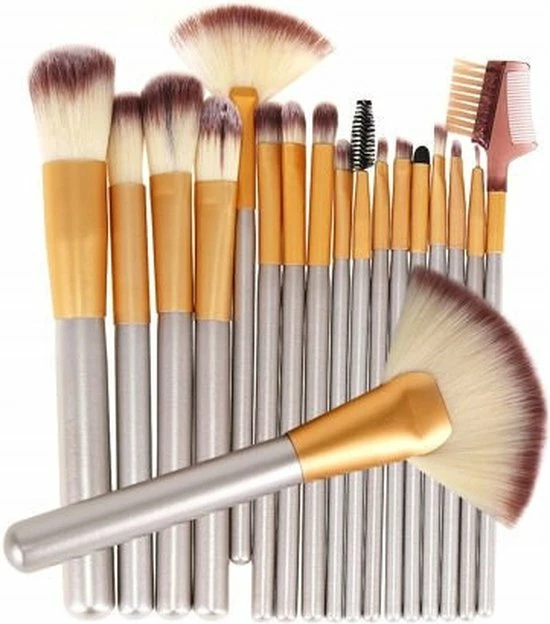 AA Commerce Professionele 18-Delige Make-Up Kwastenset - Cosmetica Visagie Makeup Kwasten Set - Mascara/Oogschaduw/Concealer/Foundation/Blush/Eyeliner/Highlighter/Poederkwast Beauty Brush - Countourkwast Make Up Brushes Borstels Penselen - Met Luxe Opberg Etui 8 AA Commerce Professionele 18-Delige Make-Up Kwastenset - Cosmetica Visagie Makeup Kwasten Set - Mascara/Oogschaduw/Concealer/Foundation/Blush/Eyeliner/Highlighter/Poederkwast Beauty Brush - Countourkwast Make Up Brushes Borstels Penselen - Met Luxe Opberg Etui - Afbeelding 6