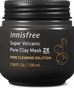 Innisfree - Super Volcanic Pore Clay Mask (kleimasker) -Chanel Shop 550x629 1