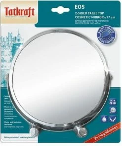 Tatkraft Luxe Dubbelzijdige Staande Opmaakspiegel - Cosmetica Visagie Make-up Spiegel - Scheerspiegel - 360 Graden Draaibaar - Scheerspiegel Staand - 2x Vergrotend 11 Tatkraft Luxe Dubbelzijdige Staande Opmaakspiegel - Cosmetica Visagie Make-up Spiegel - Scheerspiegel - 360 Graden Draaibaar - Scheerspiegel Staand - 2x Vergrotend -Chanel Shop 550x654