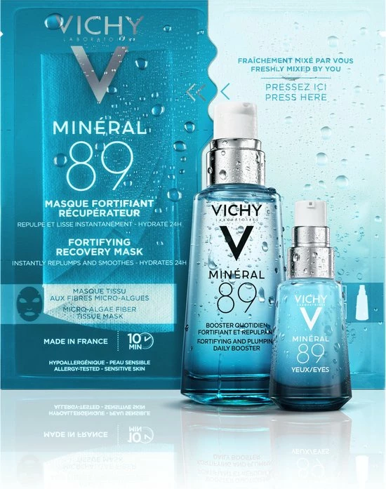 Vichy Mineral 89 - Tissue Masker - Dagelijkse Booster Voor Een Sterkere Huid 7 Vichy Mineral 89 - Tissue Masker - Dagelijkse Booster Voor Een Sterkere Huid - Afbeelding 5