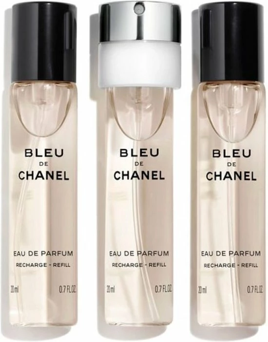 Chanel Bleu De Chanel Geschenkset - 3x Eau De Parfum Refill 7 Chanel Bleu De Chanel Geschenkset - 3x Eau De Parfum Refill - Afbeelding 5
