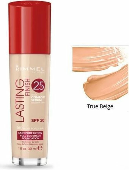 Rimmel London Lasting Finish Foundation - 203 True Beige 18 Rimmel London Lasting Finish Foundation - 203 True Beige - Afbeelding 16