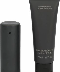 Armani He/Lui Giftset - 30 Ml Eau De Toilette Spray + 75 Ml Showergel - Cadeauset Voor Heren -Chanel Shop 550x733 11