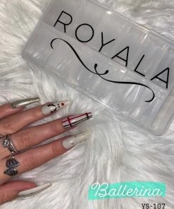 Royala 107 - Ballerina Coffin Binnen En Buiten Full Frosted - Full Cover - Nageltips - Nepnagels - Plaknagels - In Assortimentsbox - 120 Stuks 12 Maten - Voor Gellak Acrylnagellak En PolyGel Nagels - Royala Frosted Tips Line -Chanel Shop 550x733 8