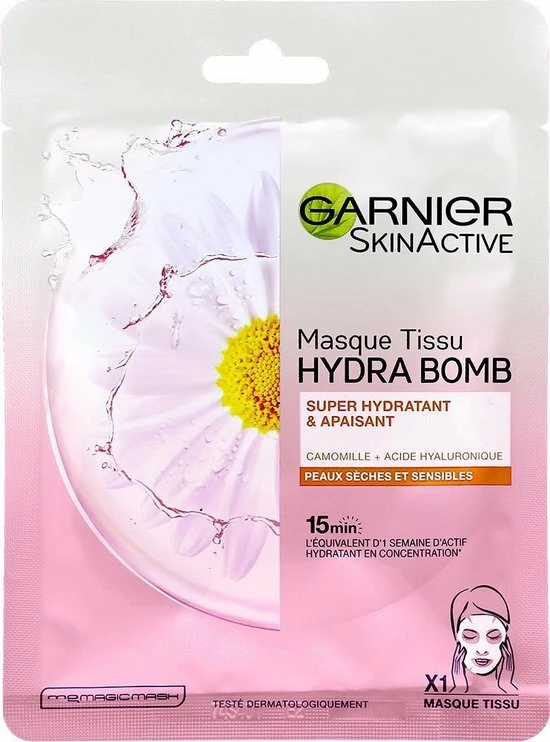 Garnier SkinActive Tissue Gezichtsmasker Hydraterend & Kalmerend 14 Garnier SkinActive Tissue Gezichtsmasker Hydraterend & Kalmerend - Afbeelding 12