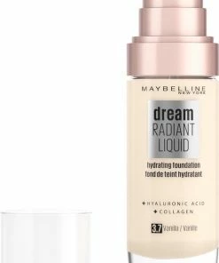 Maybelline Dream Radiant Liquid - 3.7 Vanilla - Foundation Geschikt Voor De Droge Huid Met Hyaluronzuur - 30 Ml -Chanel Shop 550x789