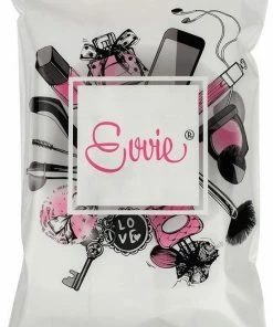 Evvie Set Van 10 Make-up Kwasten Kabuki In Marble Etui - Wit-Goud -Chanel Shop 550x800