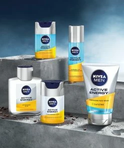 NIVEA MEN Active Energy Reinigingsgel - Face Wash - 100 Ml -Chanel Shop 550x816 3