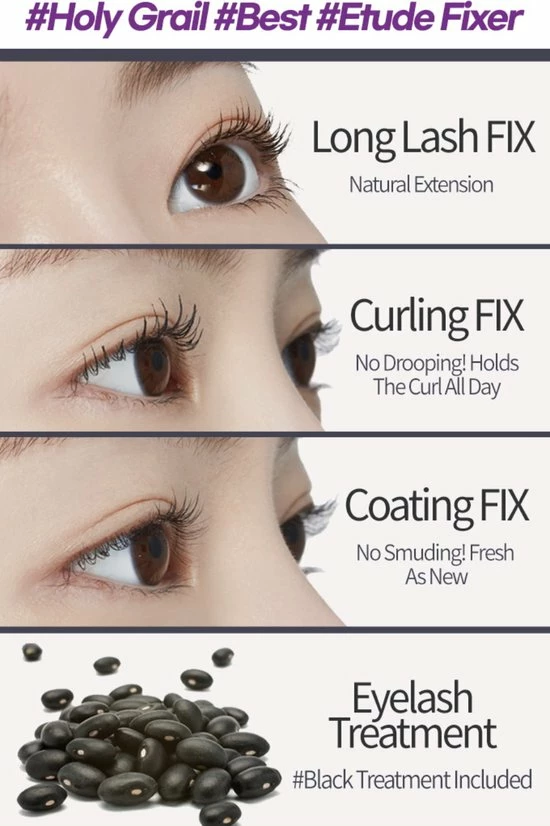 Etude Dr.Mascara Fixer For Super Long Lash - Natural Primer Fix - Wimper Fiber Extensies - Super Longlash - Wimperverlenging - Wimper Mascara Primer - Extra Lange Volumineuze Wimpers - Korean Cosmetics - New 2022 7 Etude Dr.Mascara Fixer For Super Long Lash - Natural Primer Fix - Wimper Fiber Extensies - Super Longlash - Wimperverlenging - Wimper Mascara Primer - Extra Lange Volumineuze Wimpers - Korean Cosmetics - New 2022 - Afbeelding 5